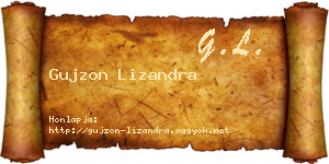 Gujzon Lizandra névjegykártya